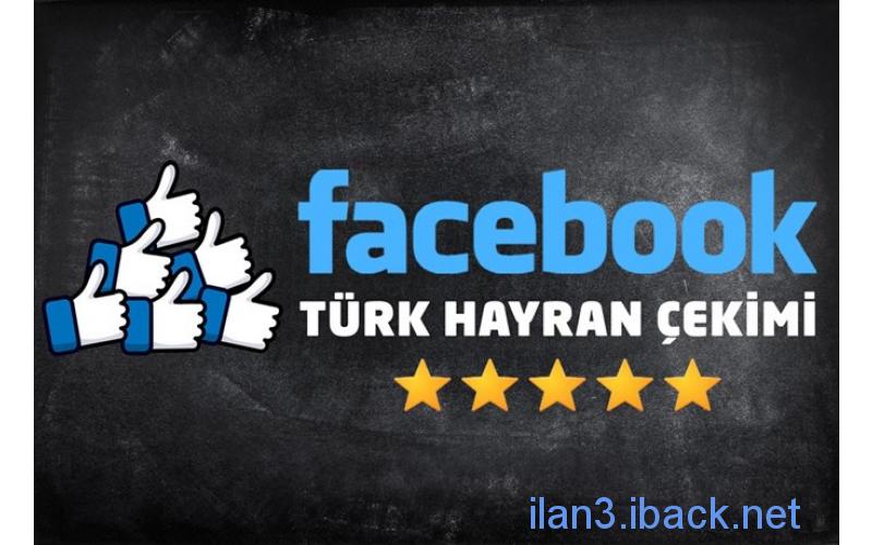 Sizin için Facebook Sayfanıza 1000 Adet Hayran