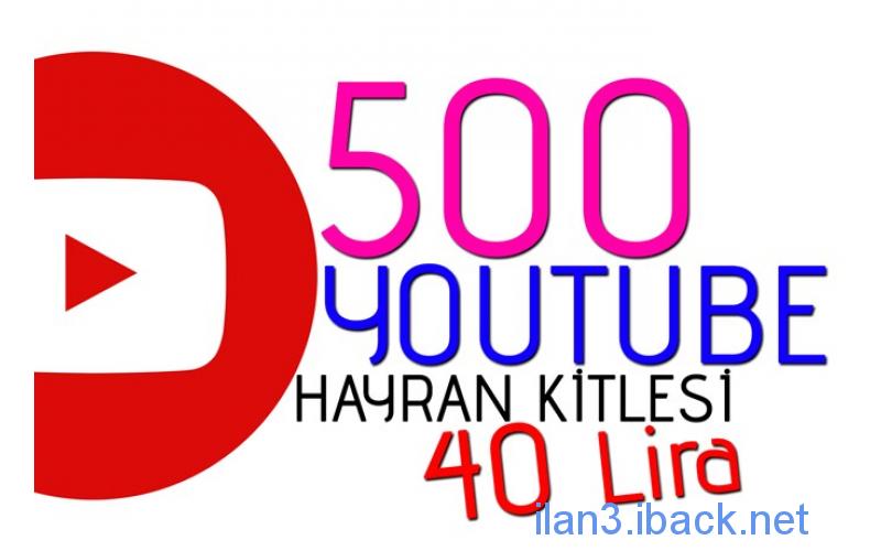 Sizin için 200 global youtube hayran yollarım